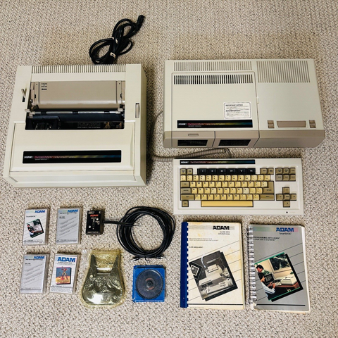 ADAM ColecoVision Computer System Memory Console Keyboard SmartWriter, Powers On