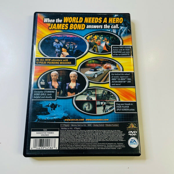James Bond 007 Agent Under Fire, PlayStation 2, PS2, Case