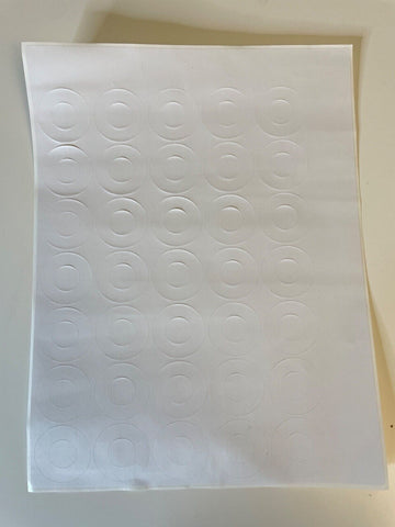 35 CRACKED DISC HUB REPAIR RING STICKER LABEL! CD, DVD, PLAYSTATION, XBOX, PS3