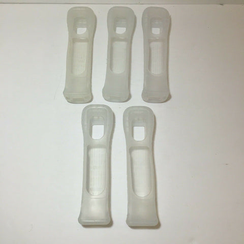 5x Nintendo Wii RVL-027 Silicone Case Cover sleeve for Wii Motion Plus Remote