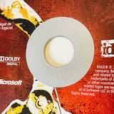 64 Premium Cracked Disc Hub Repair Ring Sticker Label! Cd, Dvd Sega Wii, Wii U