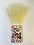 10x Resealable Protective Game Case Sleeves for Nintendo Switch Video Games