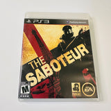 The Saboteur CIB, Complete, VG (Playstation 3, PS3, 2009) CIB, Complete, VG