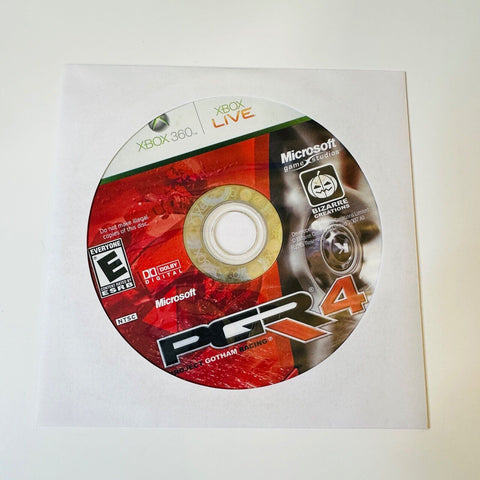 Project Gotham Racing 4 PGR 4 (Microsoft Xbox 360, 2007) Disc Surface Is As New!