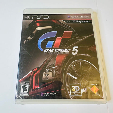 Gran Turismo 5 PS3 (Sony PlayStation 3, 2010) CIB, Complete, VG