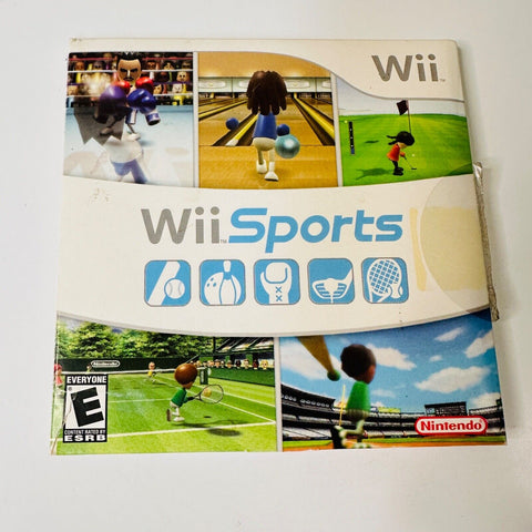 Wii Sports (Wii, 2006) CIB, Complete, Disc Surface Is As New!