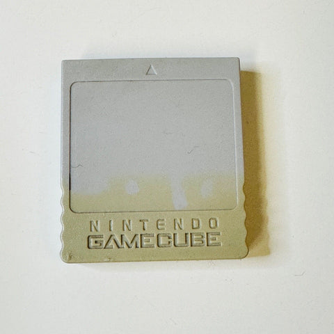 Nintendo GameCube Memory Card 59 Blocks Gray DOL-008
