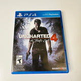 Uncharted 4: A Thief's End (Sony PlayStation 4, 2016) CIB, Complete, VG