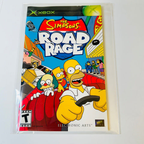 The Simpsons Road Rage - Xbox - Manual Only, No Game!