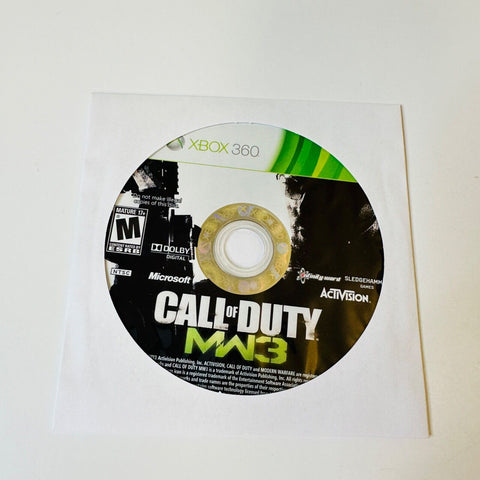 Call of Duty: Modern Warfare 3 MW3 (Xbox 360, 2011) Disc Surface Is As New!