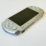 Sony PSP 3001 Mystic Silver Handheld System Console with Brand New Battery.