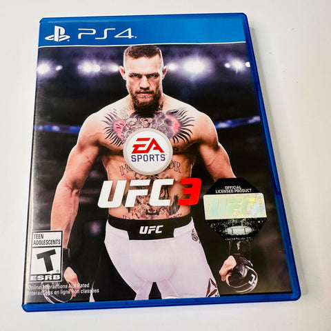 EA Sports UFC 3 - Sony PlayStation 4, PS4, CIB, Complete, VG