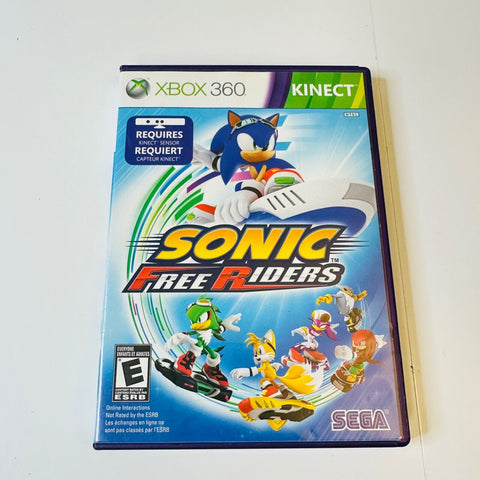 Sonic Free Riders (Microsoft Xbox 360, 2010) Complete