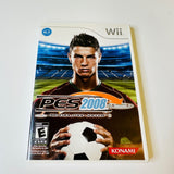 Pro Evolution Soccer 2008 (Nintendo Wii) CIB, Complete, Disc Surface Is As New!