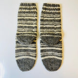 Hand Knit 100% Pure Sheep Wool Socks, Knit in Zlatibor Serbia, Ships from Canada