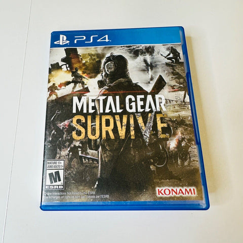 Metal Gear Survive (Sony PlayStation 4, 2018) CIB, Complete, VG