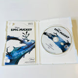 Disney Epic Mickey (Nintendo Wii, 2010) CIB, Complete, Disc Surface Is As New!