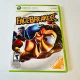 FaceBreaker (Microsoft Xbox 360, 2008) CIB, Complete, Disc Surface Is As New!