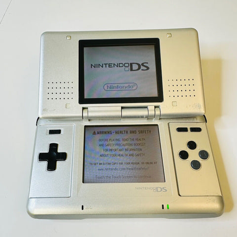 Nintendo NTR-001 Nintendo DS Silver Console Tested and Working, No charger!