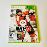 NHL 13 (Microsoft Xbox 360, 2012) CIB, Complete, Disc Surface Is As New!