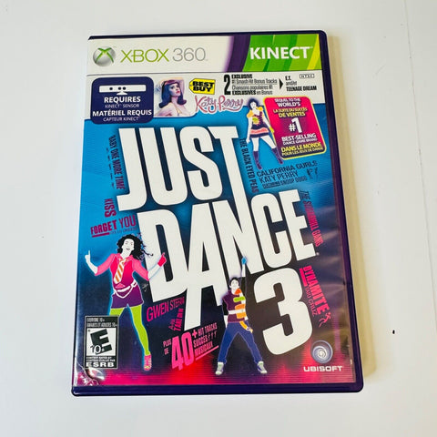 Just Dance 3 (Microsoft Xbox 360, 2011) CIB, Complete, Disc Surface Is As New!