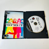 Disney Sing It (PlayStation 2, 2008 PS2) CIB, Complete, Disc Surface Is As New!