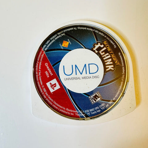 Secret Agent Clank (Sony PSP, 2008) UMD Disc