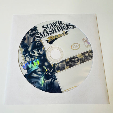 Super Smash Bros. Brawl (Nintendo Wii, 2008) Disc Surface Is As New!