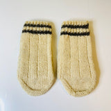 Hand Knit 100% Pure Sheep Wool Socks, Knit in Zlatibor Serbia, Ships from Canada