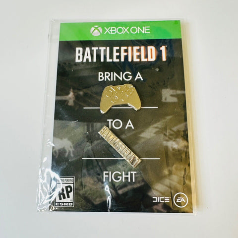 XBOX ONE Promo - Battlefield 1 Enamel Pin Set - Hammer & Tank - Brand New Sealed