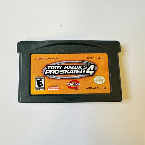 Tony Hawk's Pro Skater 4 (Nintendo Game Boy Advance, 2002) GBA, Cart