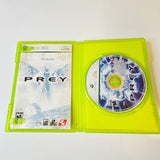 Prey (Microsoft Xbox 360, 2006) CIB, Complete, Disc Surface Is As New!