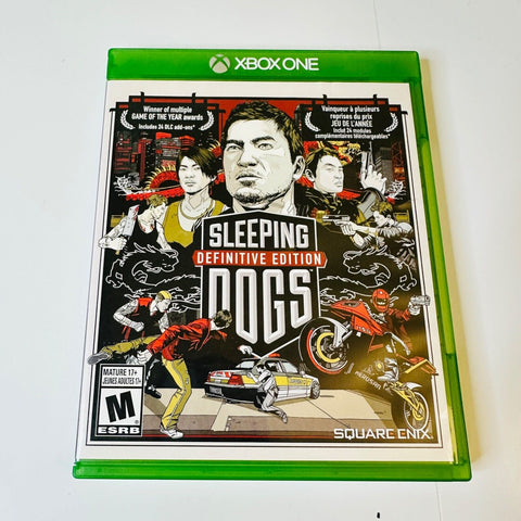 Sleeping Dogs -- Definitive Edition (Microsoft Xbox One, 2014) VG
