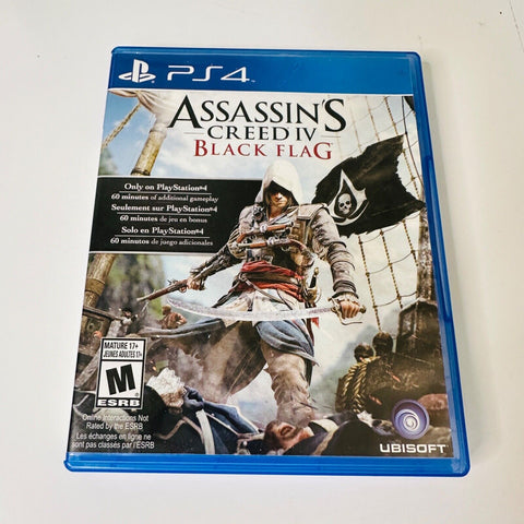 Assassin's Creed IV Black Flag (Sony PlayStation 4, 2013 PS4) CIB, Complete, VG