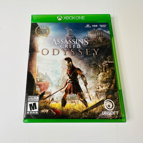 Assassin's Creed Odyssey (Microsoft Xbox One, 2018) CIB, Complete, VG