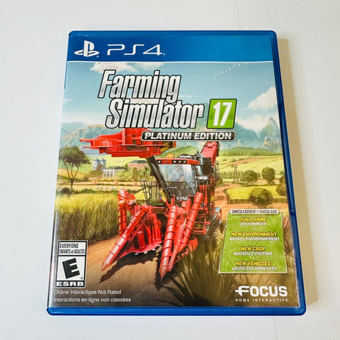 Farming Simulator 17: Platinum Edition (Sony PlayStation 4, 2017)