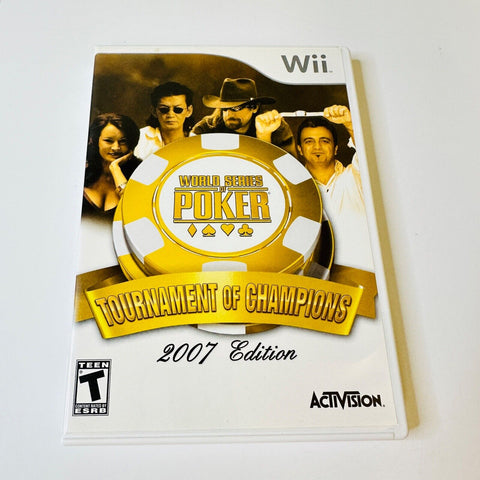 World Series of Poker: Tournament of Champions (Nintendo Wii) CIB, Disc As New!