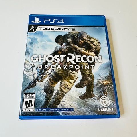 Tom Clancy's Ghost Recon: Breakpoint (Sony PlayStation 4, PS4 2019) CIB, VG