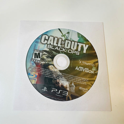 Call of Duty: Black Ops PS3 (Sony PlayStation 3, 2010) Disc