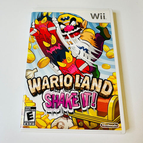 Wario Land: Shake It (Nintendo Wii, 2008) CIB, Complete, Disc Surface Is As New