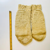 Hand Knit 100% Pure Sheep Wool Socks, Knit in Zlatibor Serbia, Ships from Canada