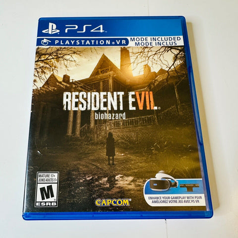 Resident Evil 7 Biohazard (Sony PlayStation 4, PS4 2017) VG