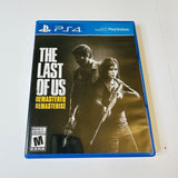 The Last of Us Remastered (PlayStation 4, 2014) CIB, Complete, VG