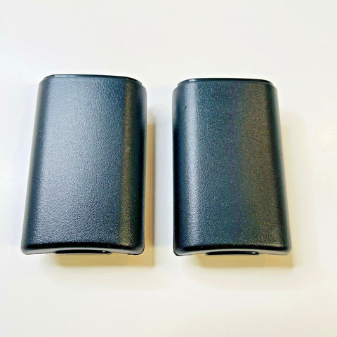 2 x Xbox 360 Wireless Controller AA Battery Pack Case Cover Black!