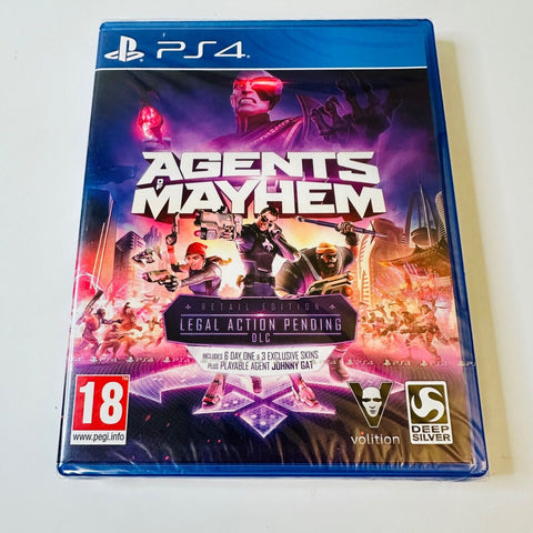 Agents of Mayhem (Sony PlayStation 4, PS4 2017) Brand New Sealed!