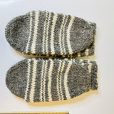 Hand Knit 100% Pure Sheep Wool Socks, Knit in Zlatibor Serbia, Ships from Canada