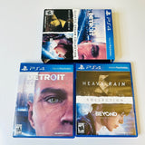 Quantic Dream Collection Detroit Heavy Rain Beyond (PlayStation 4) PS4, CIB, VG