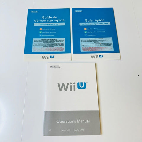 Nintendo Wii U Operations Manual