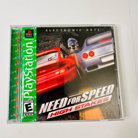 Need for Speed: High Stakes (Sony PlayStation 1, PS1 1998) Case And Manual Only!