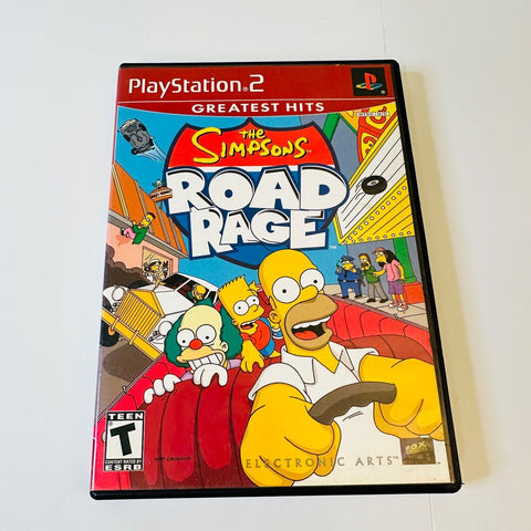 Simpsons Road Rage (Sony PlayStation 2 PS2) CIB, Complete, Disc Surface As New!